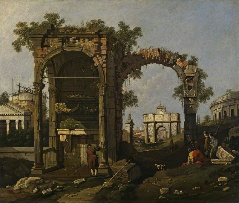 Ruins with Figures