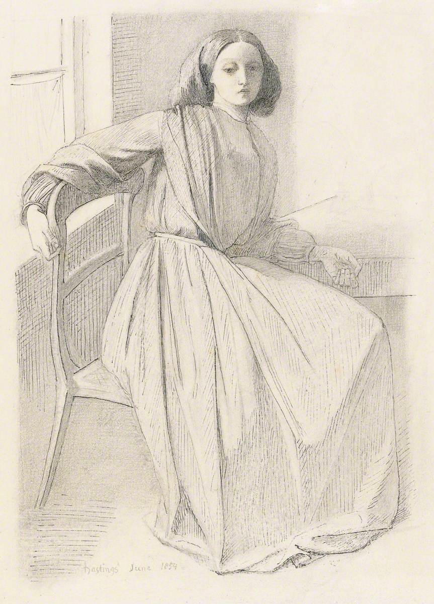 Elizabeth Siddal Seated at a Window