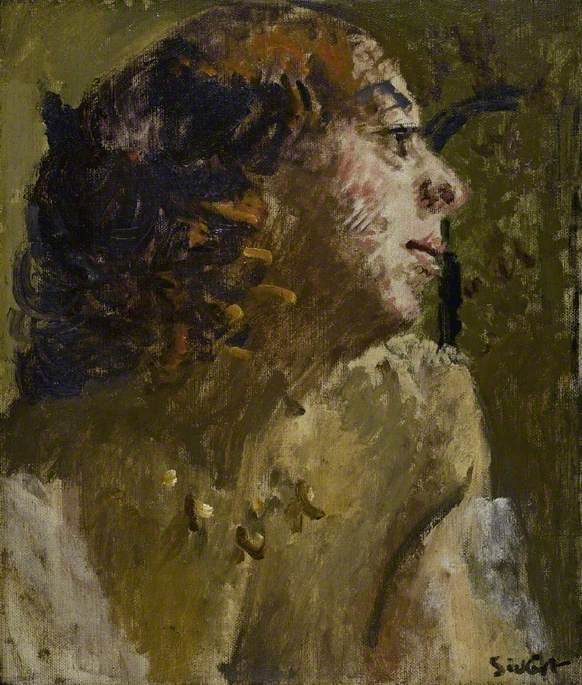 Woman with Ringlets