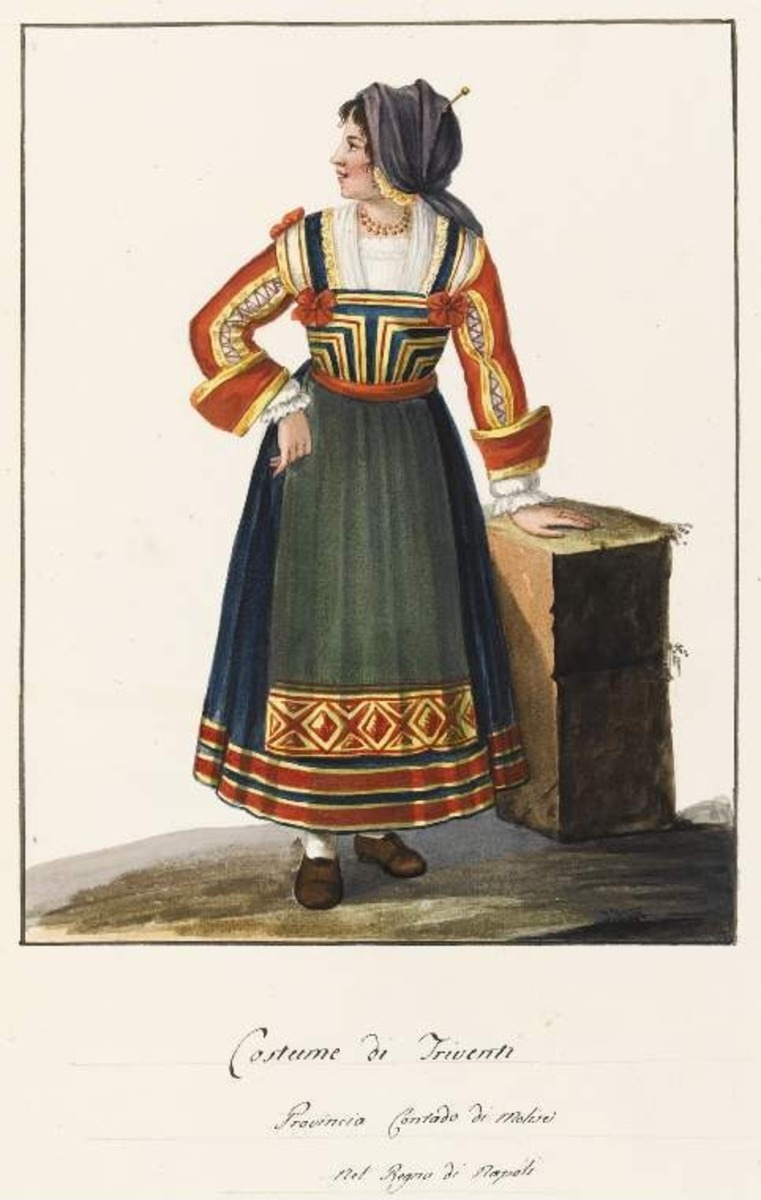 Costume di Triventi.  Provincia Contado di Molise nel Regno di Napoli