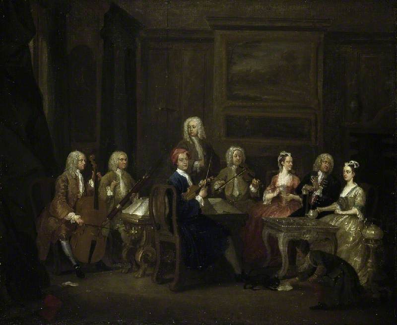 A Musical Party, the Mathias Family