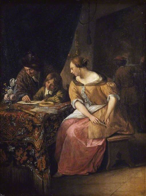 Interior with a Painter and His Family