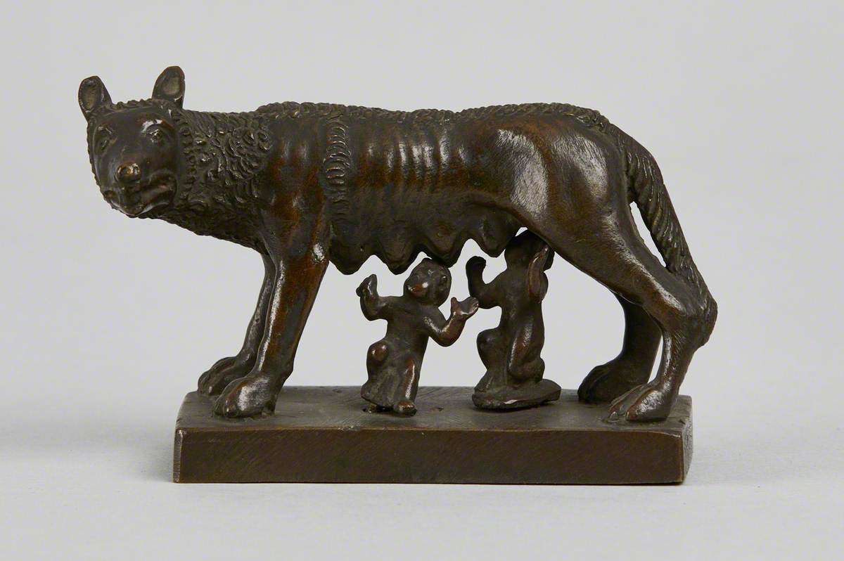 She-Wolf Suckling Romulus and Remus