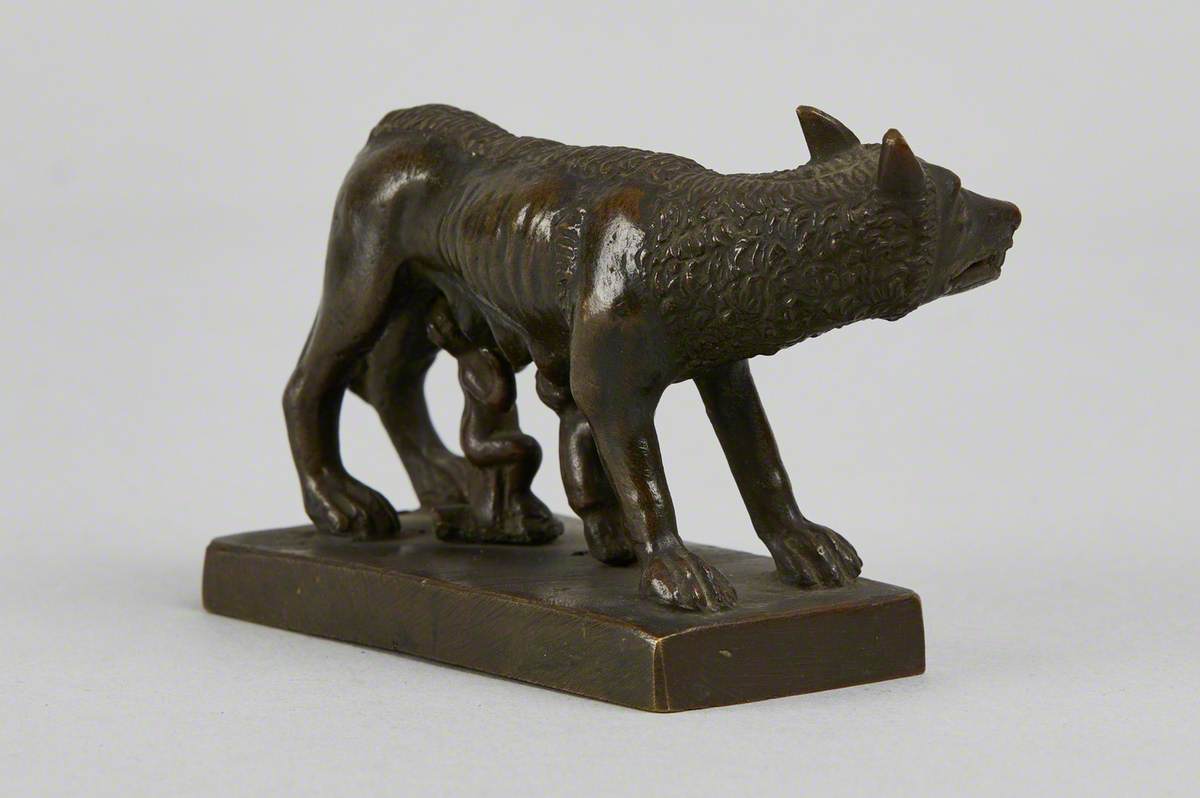 She-Wolf Suckling Romulus and Remus