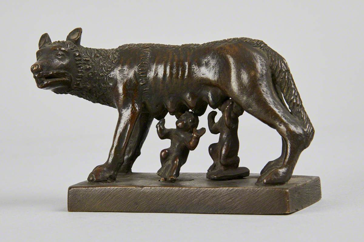 She-Wolf Suckling Romulus and Remus