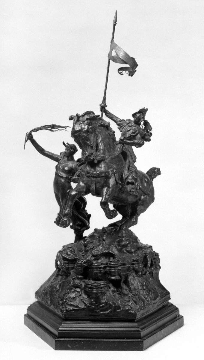 Victory Leading Saint George, Sketch Model for a Proposed War Memorial