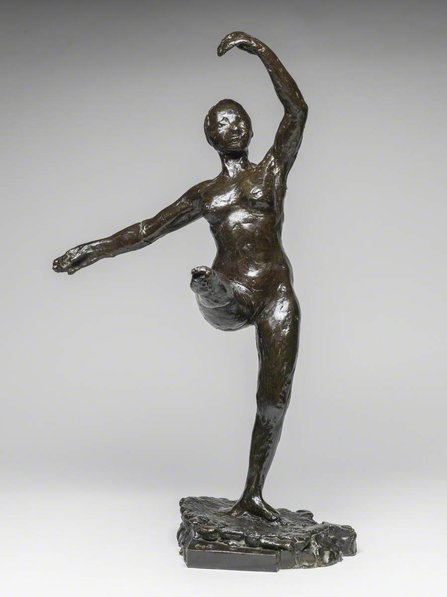 Dancer, Fourth Position in Front on the Left Leg
