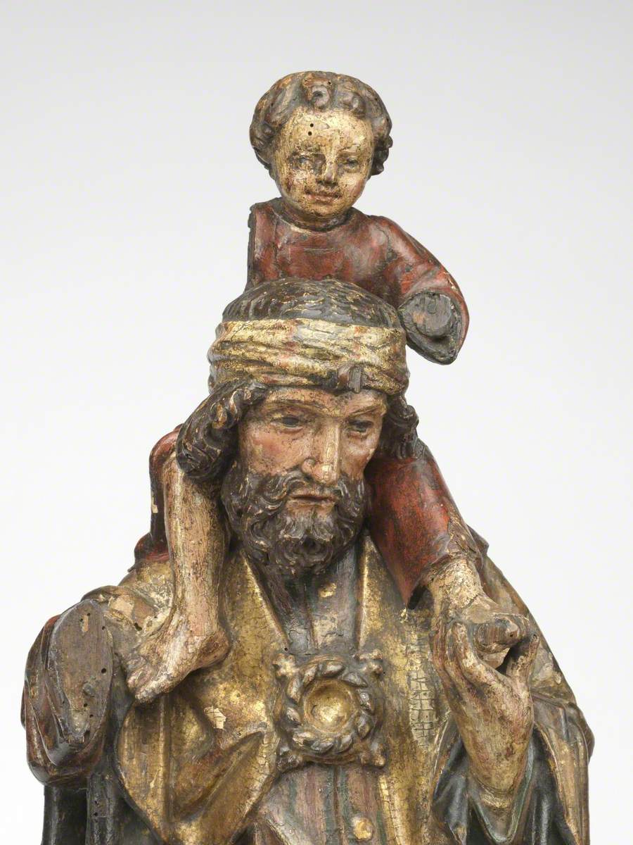 Saint Christopher Holding the Christ Child