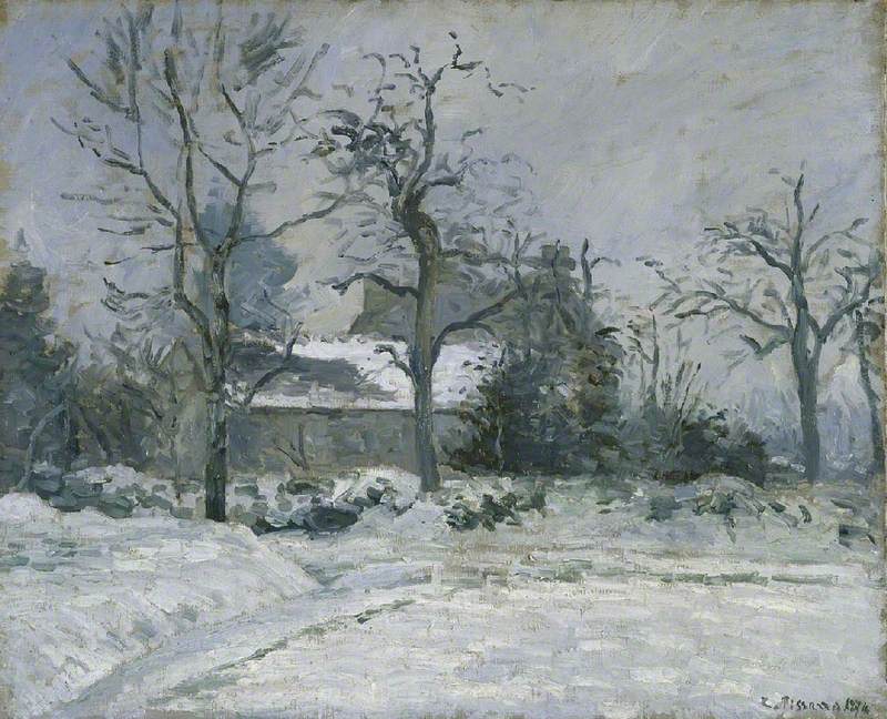 Piette's House at Montfoucault: Snow Effect