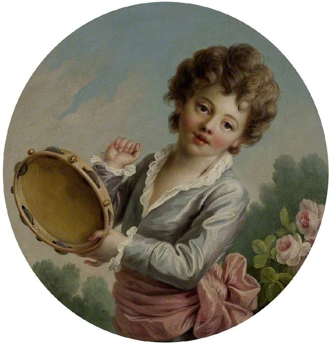 Child with a Tambourine