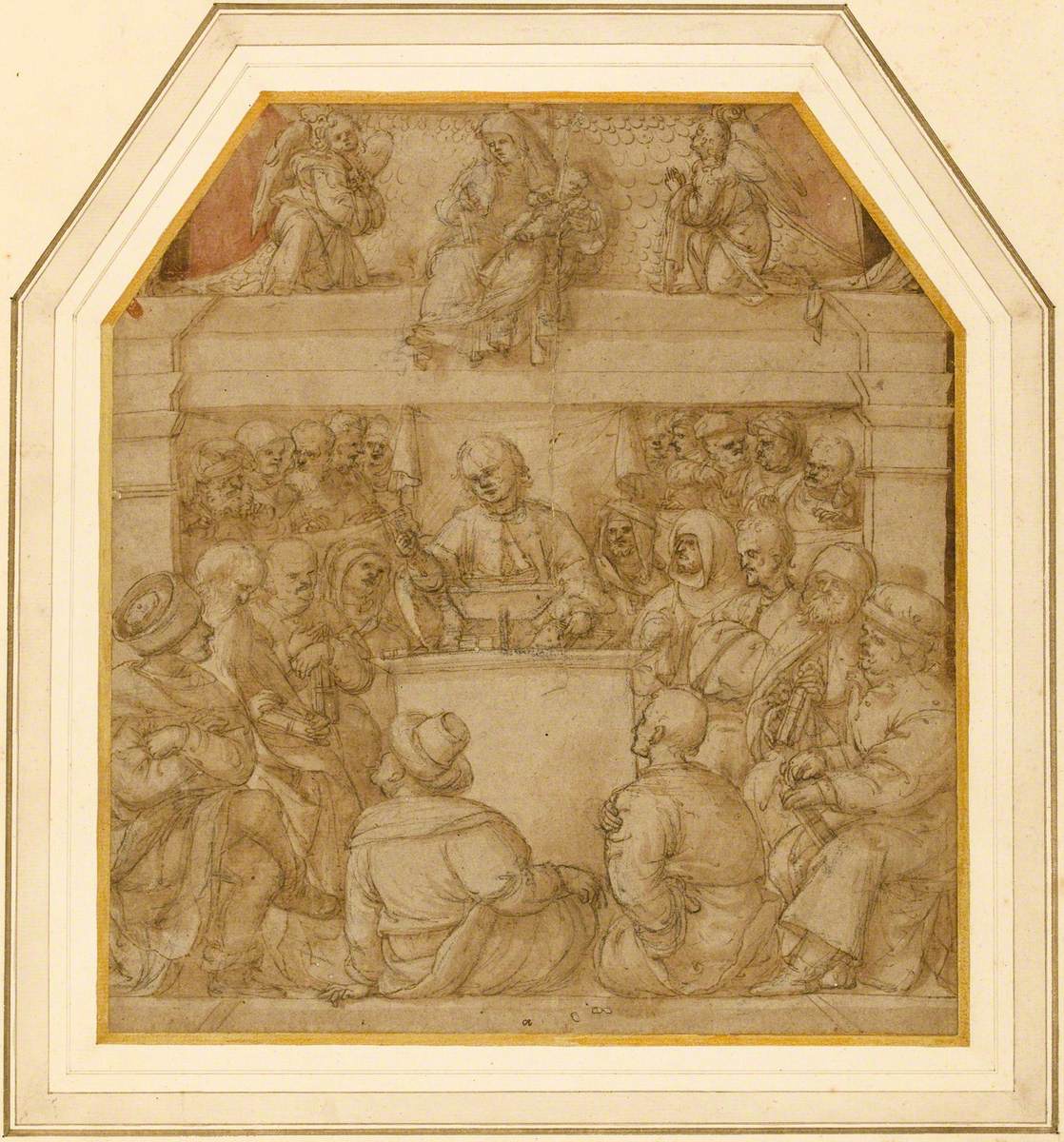 The Young Christ Preaching in the Temple – Virgin with the Christ Child