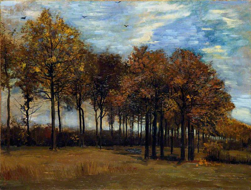 The Alley of Trees in Autumn