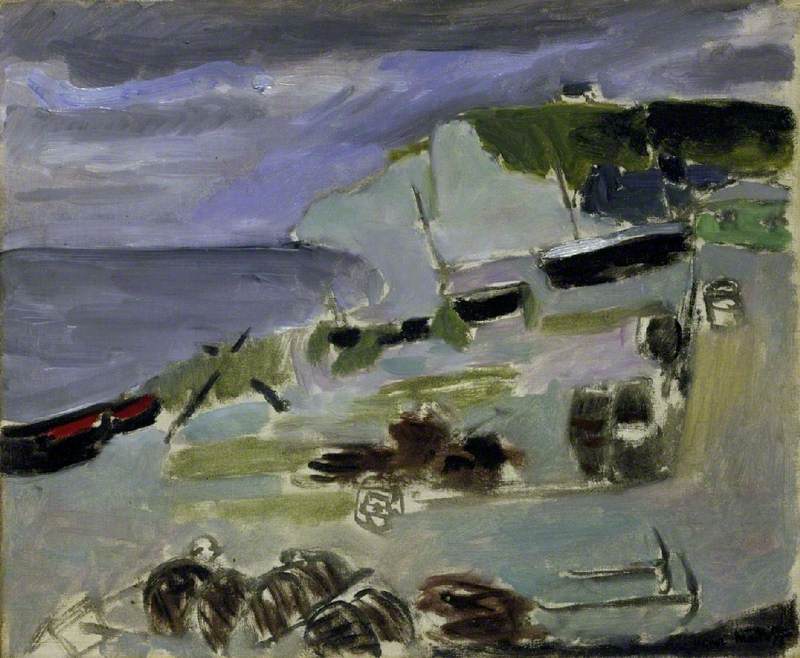 Boats on the Beach, Etrétat