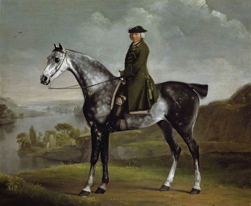Joseph Smyth Esquire, Lieutenant of Whittlebury Forest, Northamptonshire, on a Dapple Grey Horse
