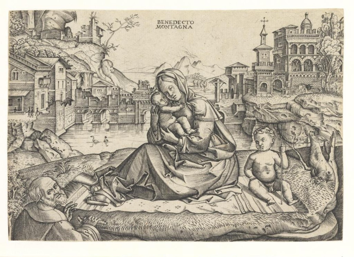 The Holy Family with the infant St John in a landscape | Art UK