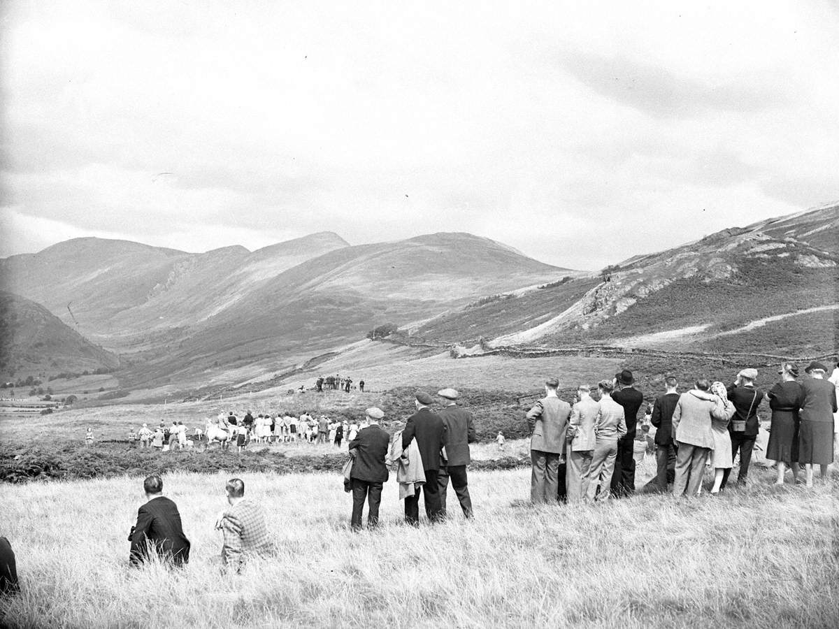 Farming Meet above Troutbeck Art UK