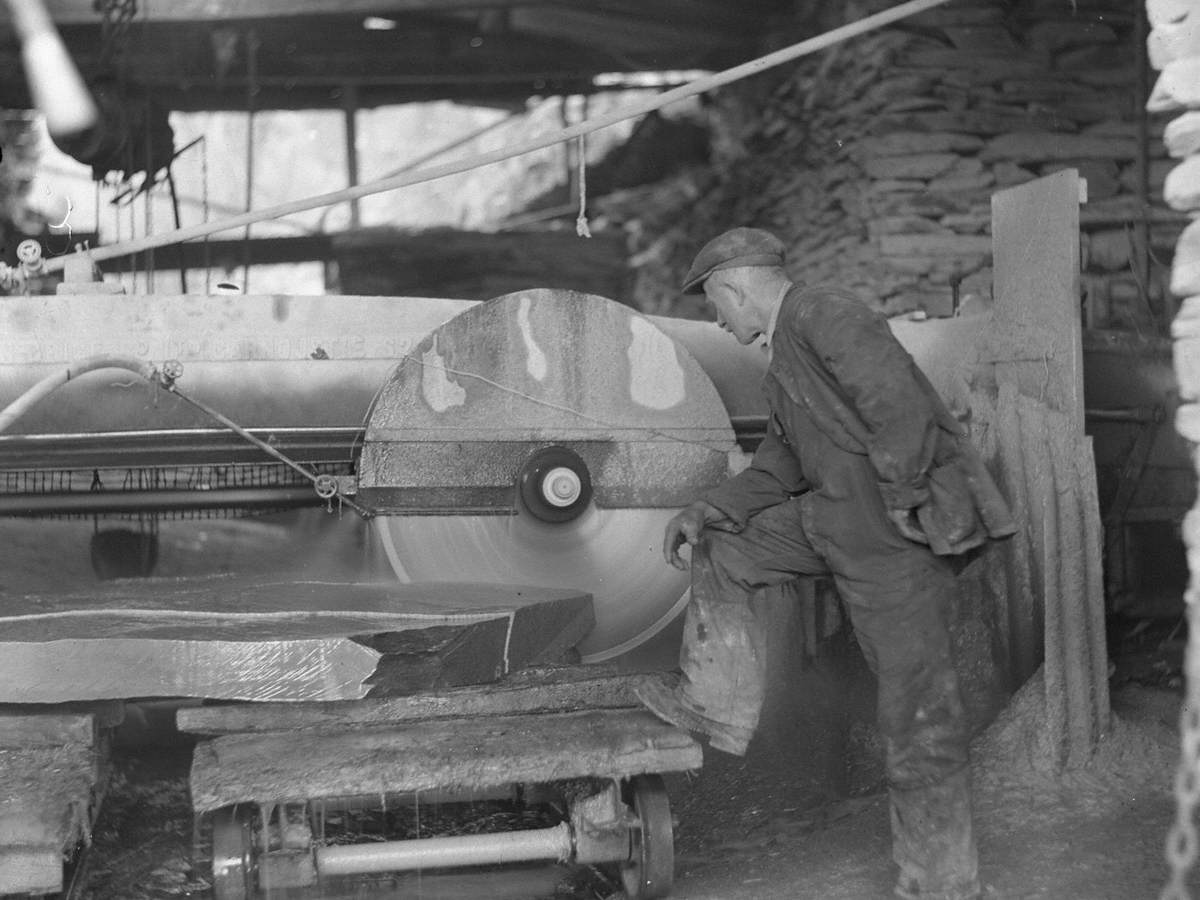 Circular Saw at Broughton Quarry