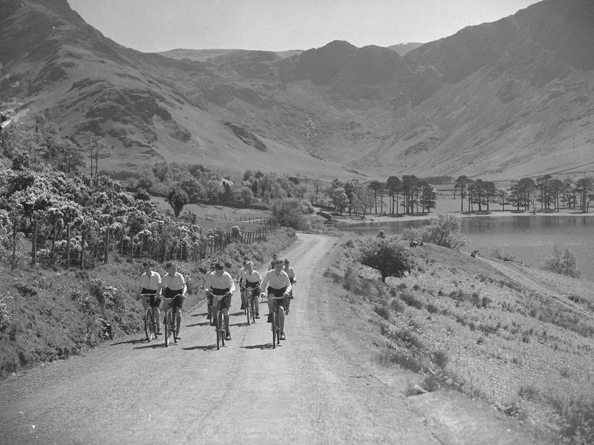 Cyclists at Buttermere