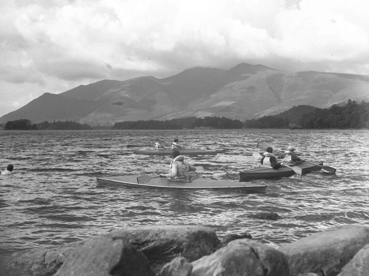 Kayaks on Derwentwater