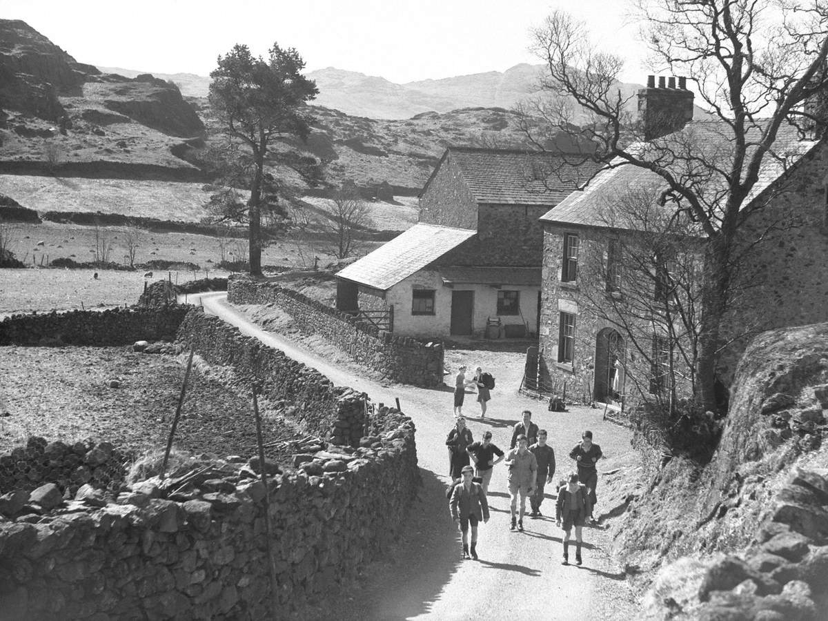 Walkers by Trouthal Farm