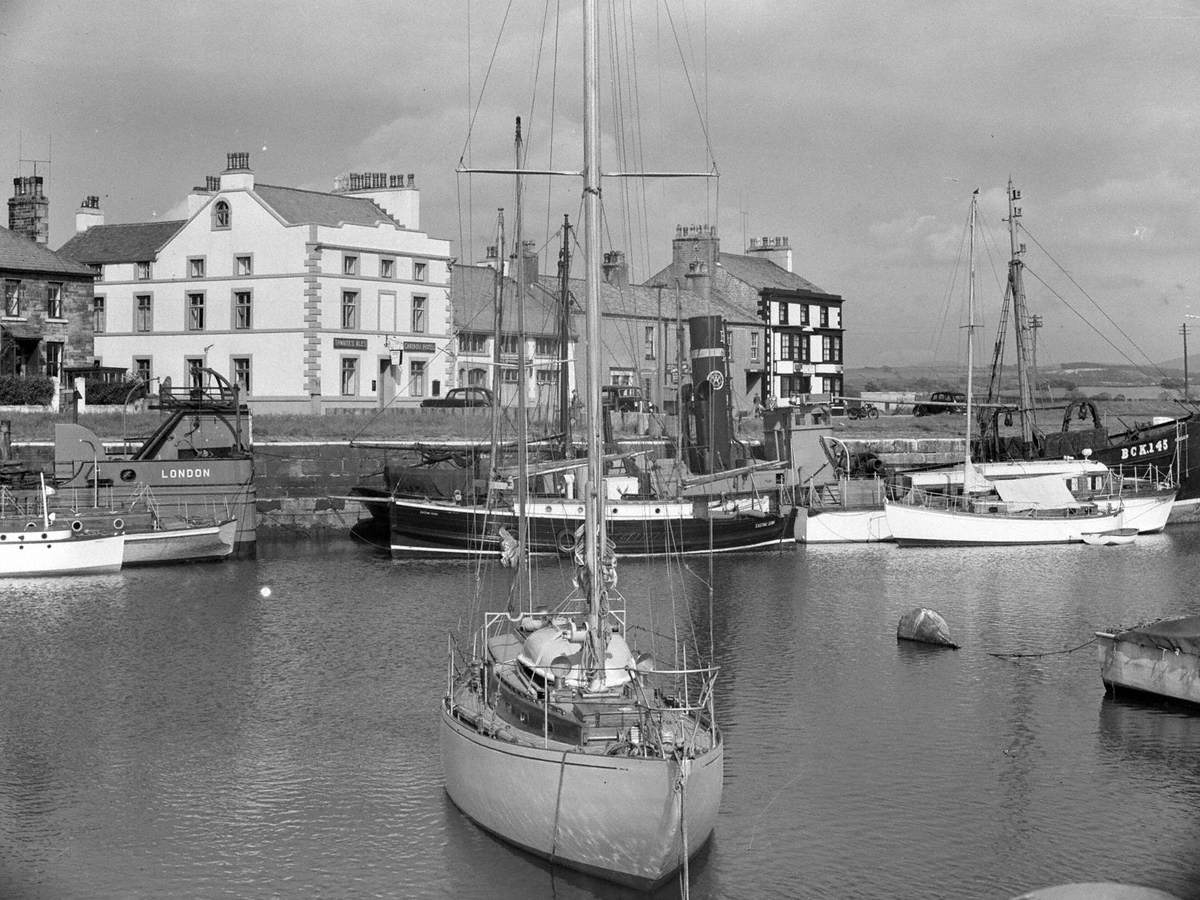Boats Moored in Glasson Dock