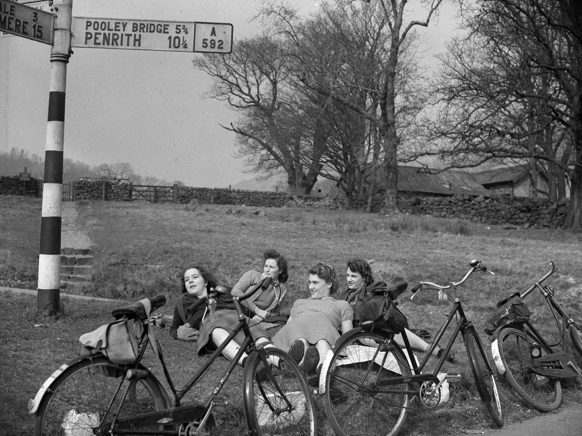 Cycling Party Taking a Rest