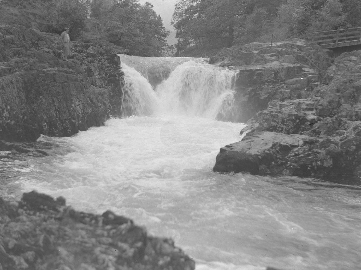 Woman at Waterfall, Skelwith