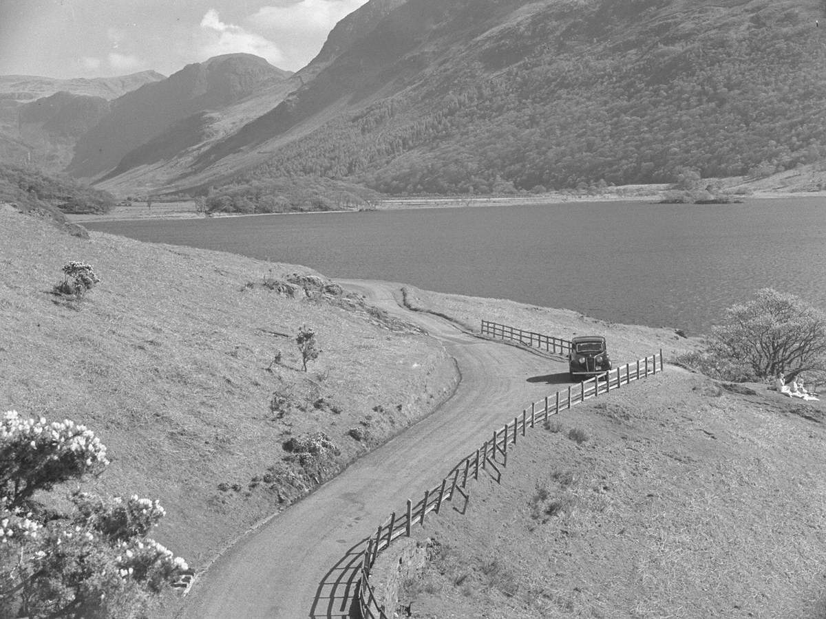 View across Crummock Water