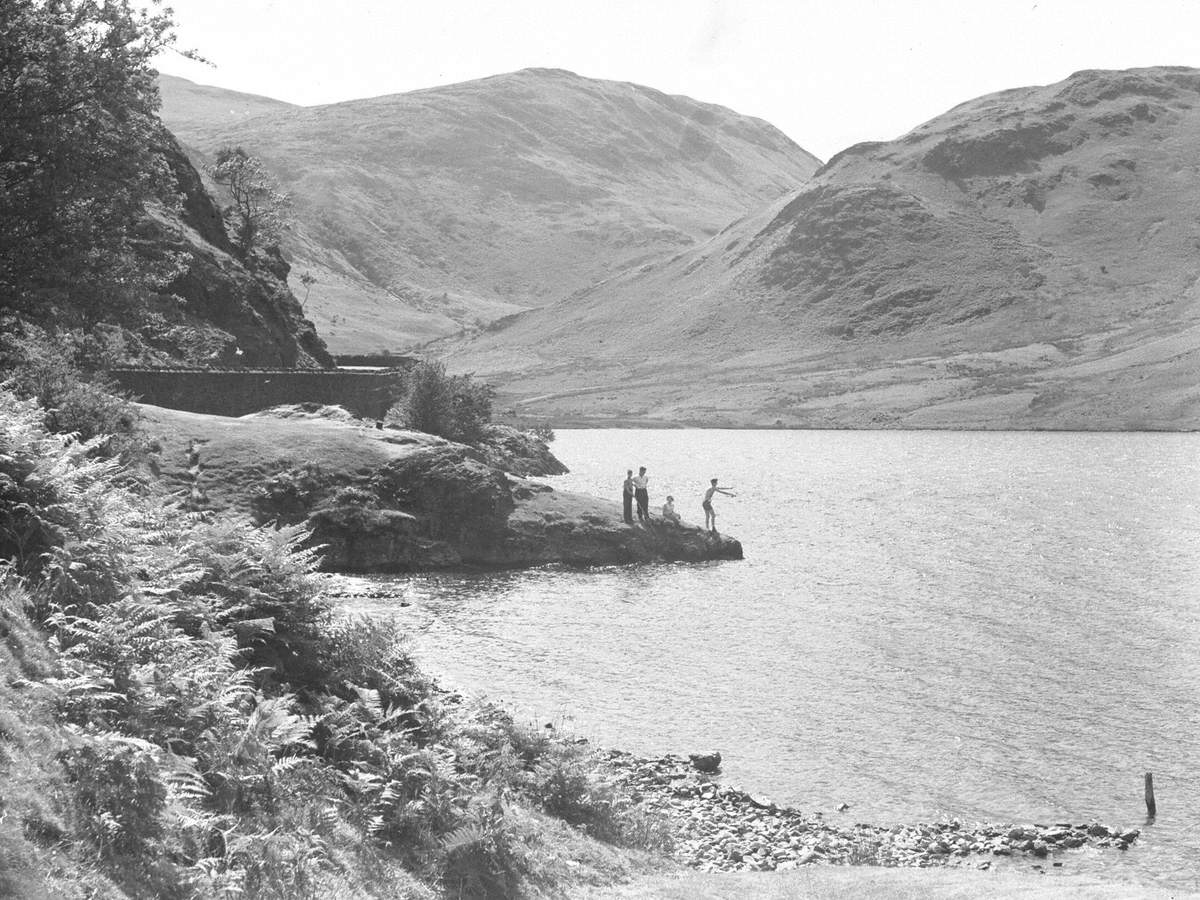 Fishing at Crummock Water