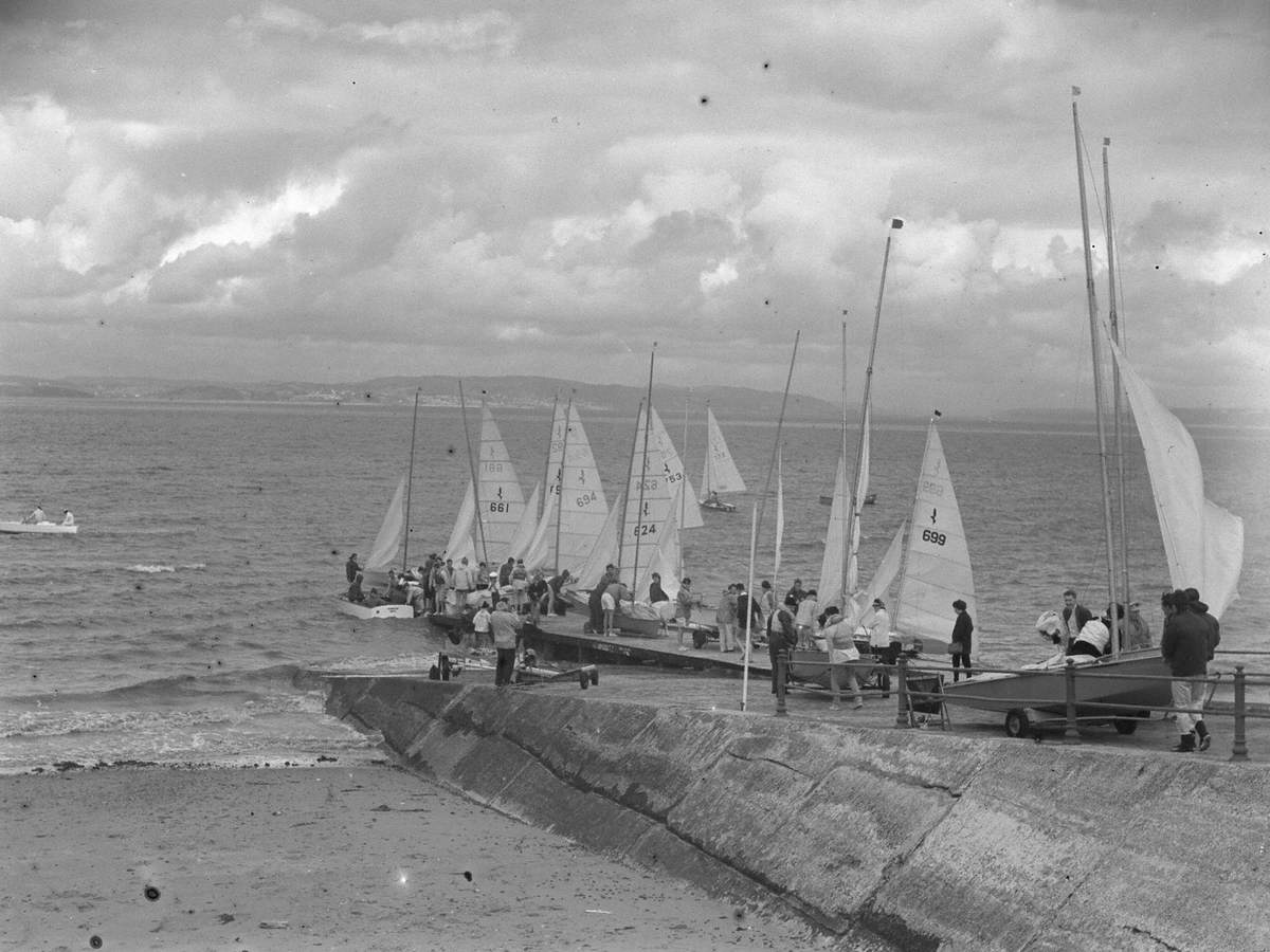 Yachts on Morecambe Bay