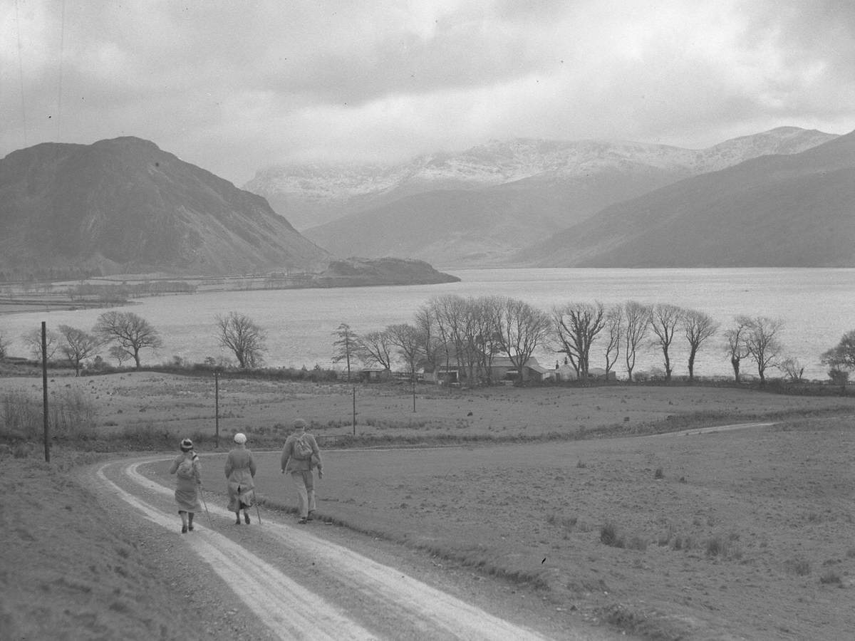 Walkers at Lake, Ennerdale
