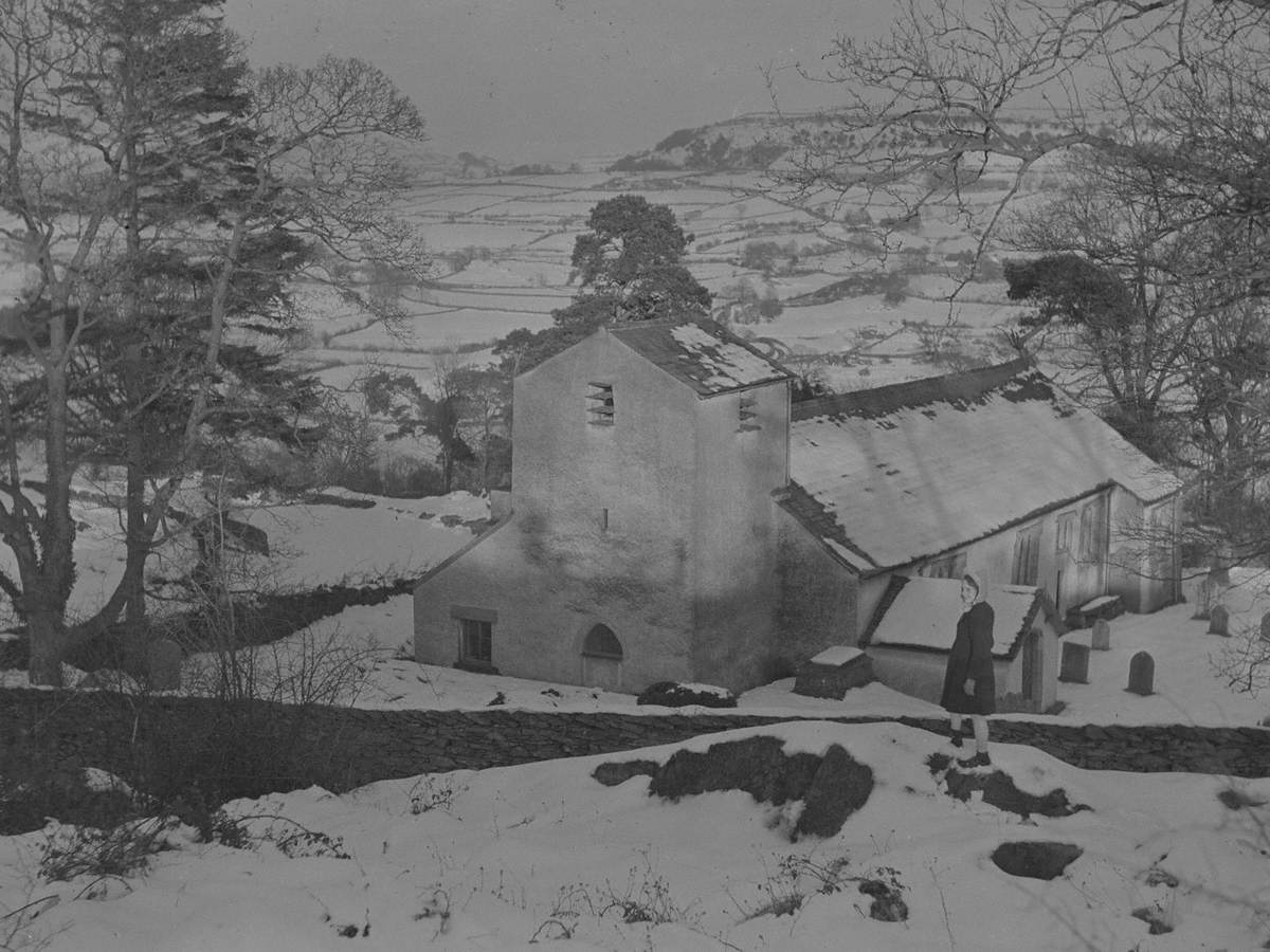 Cartmel Fell Church in Winter