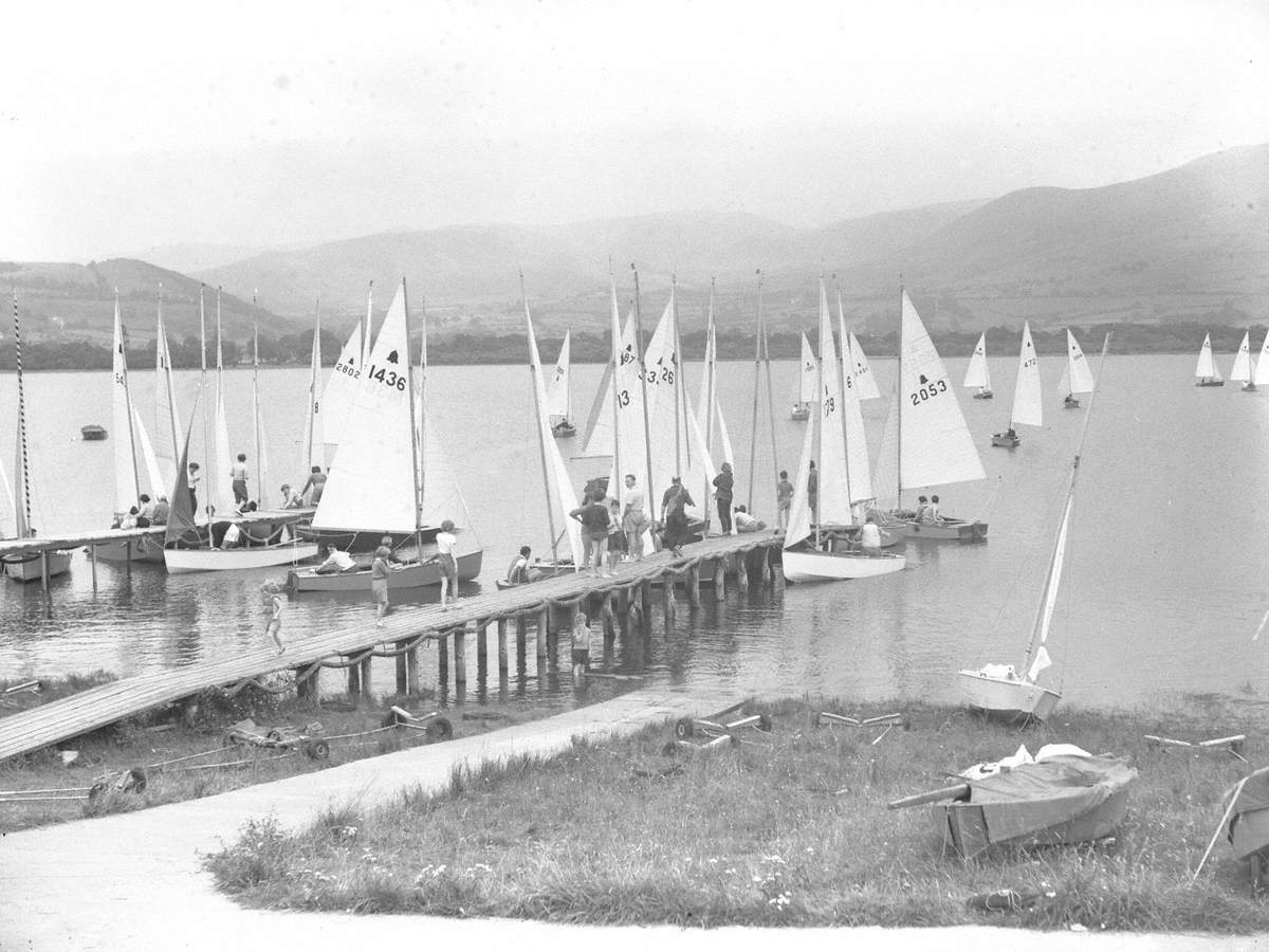 Sailing Boats on Lake