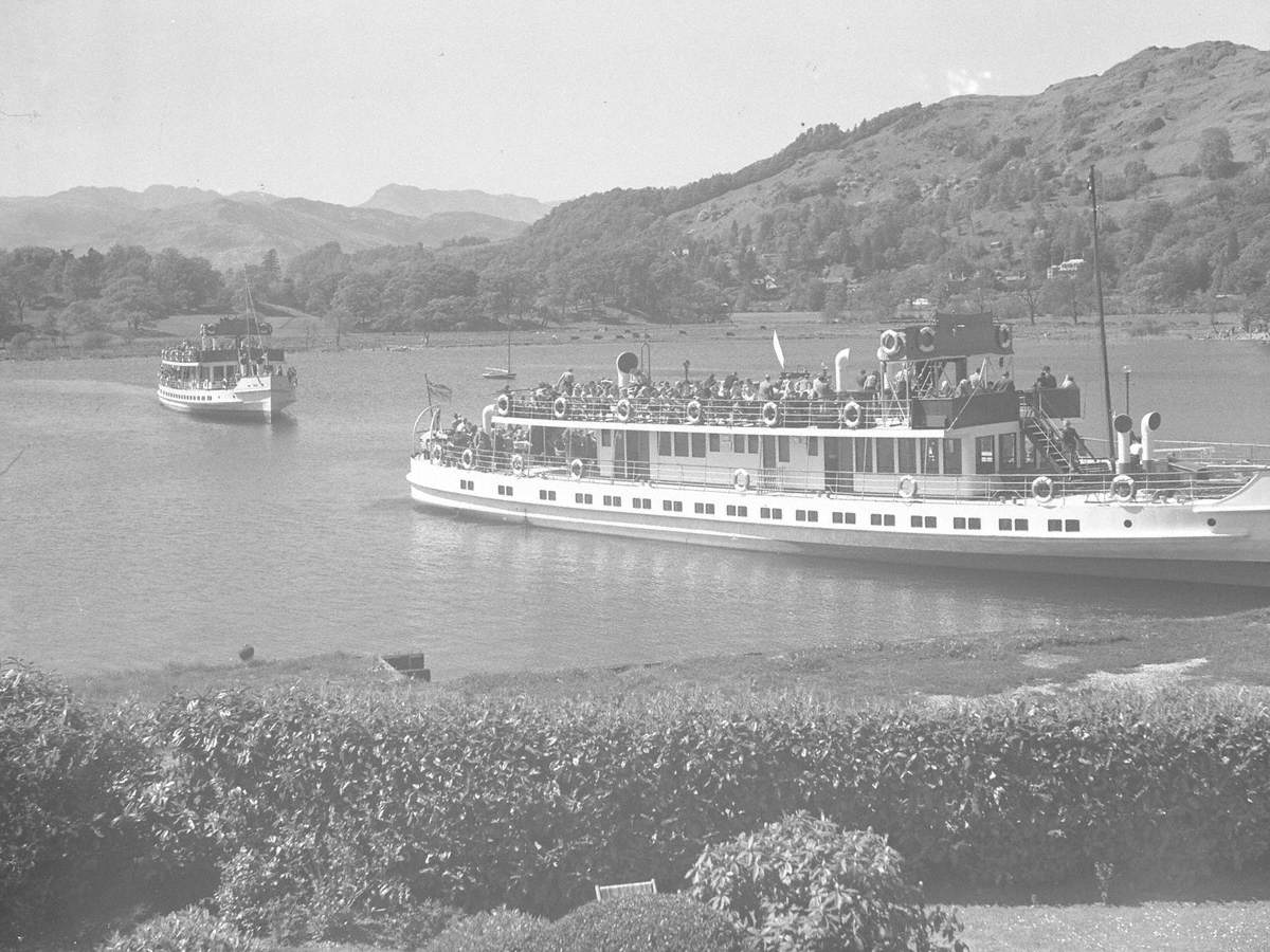 Windermere Passenger Boats Art UK