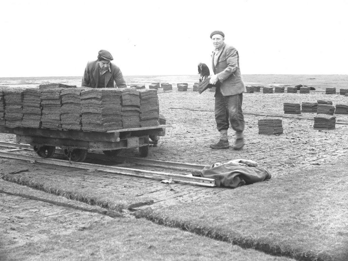 Turf or Peat Cutting