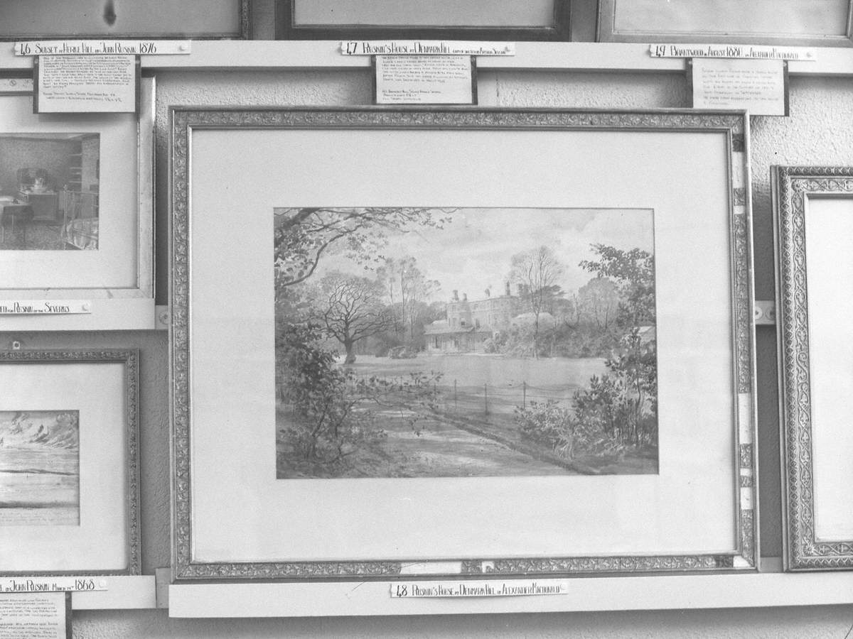 Painting of John Ruskin's House at Denmark Hill