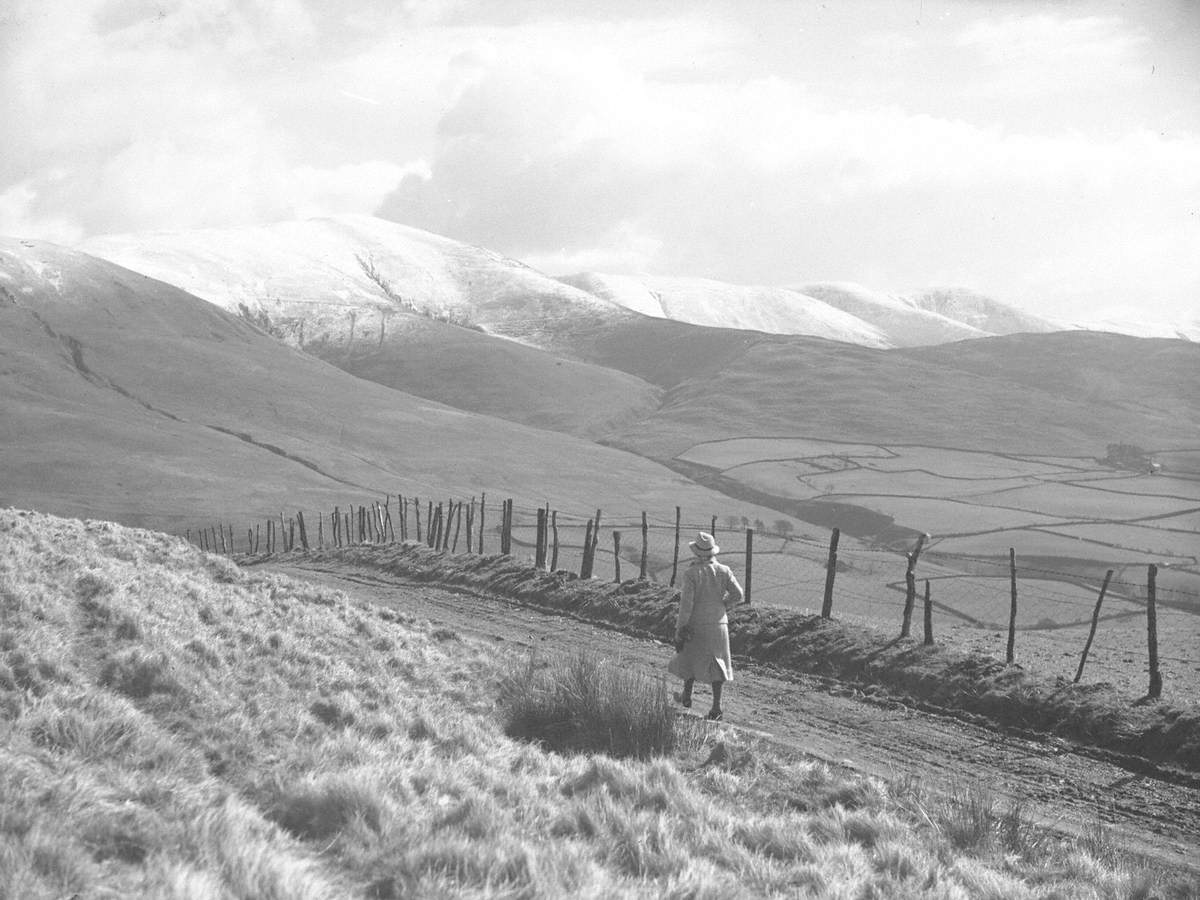 Snow on Howgill Fells