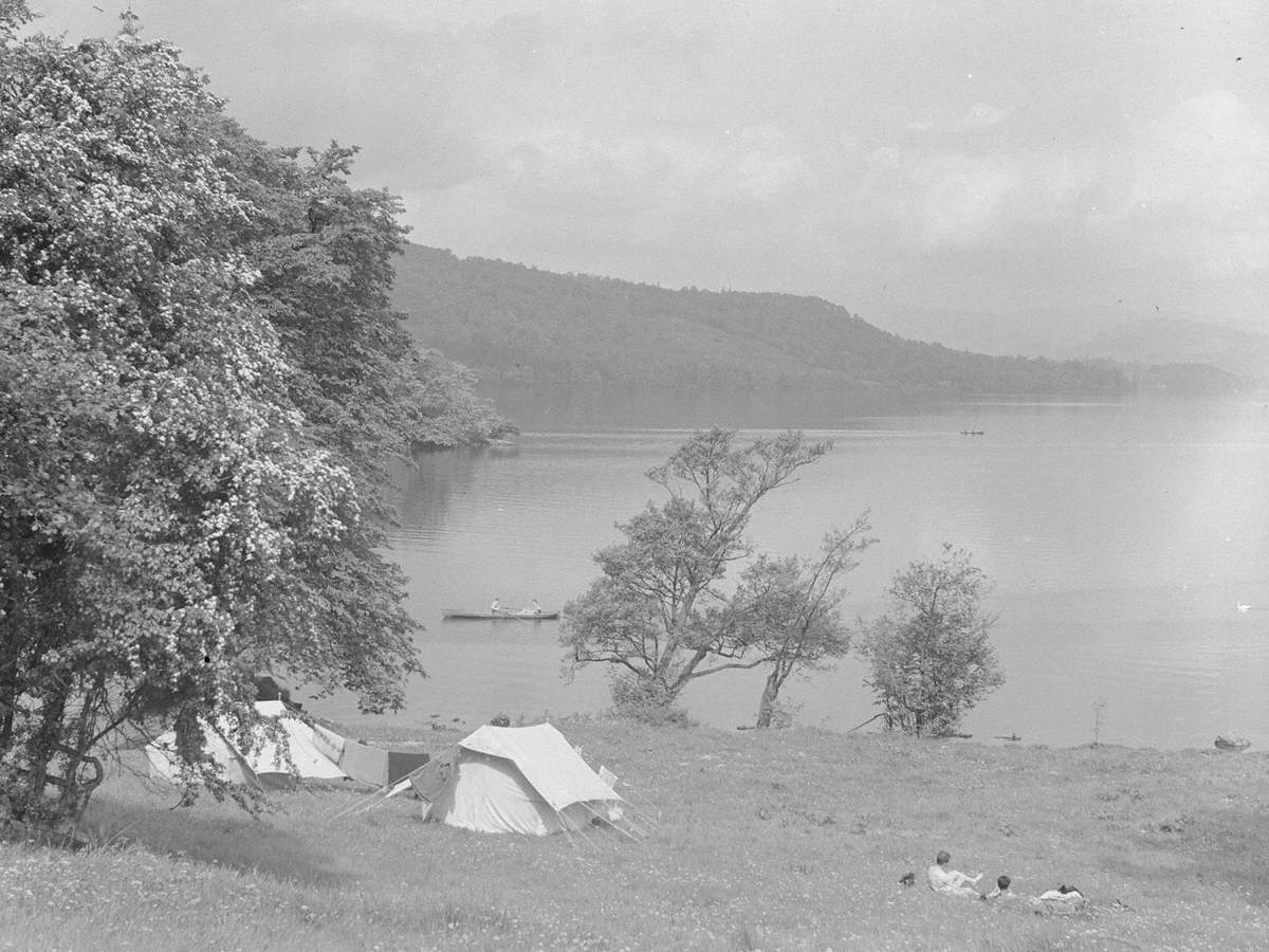 Camping by Windermere