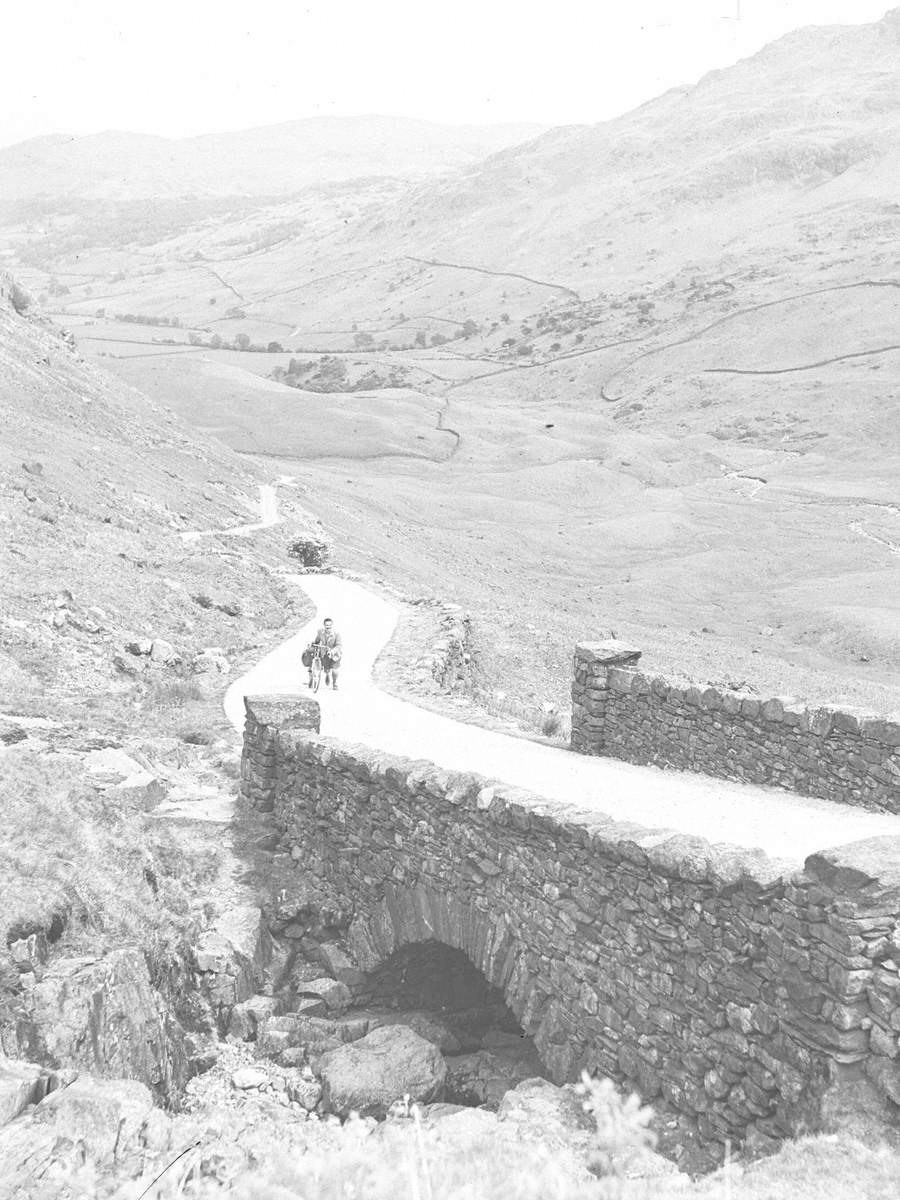 Cyclist at Bridge