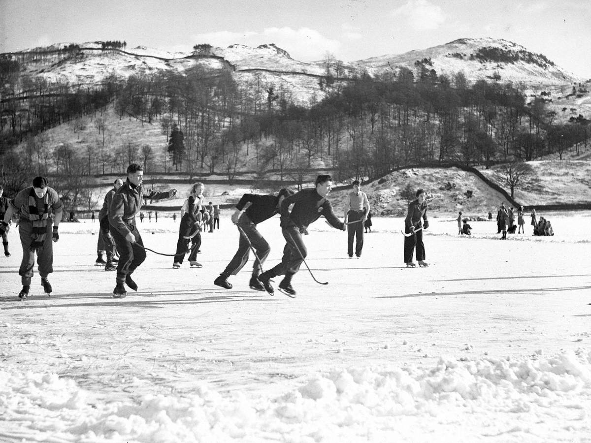 Ice Hockey on Rydal Water