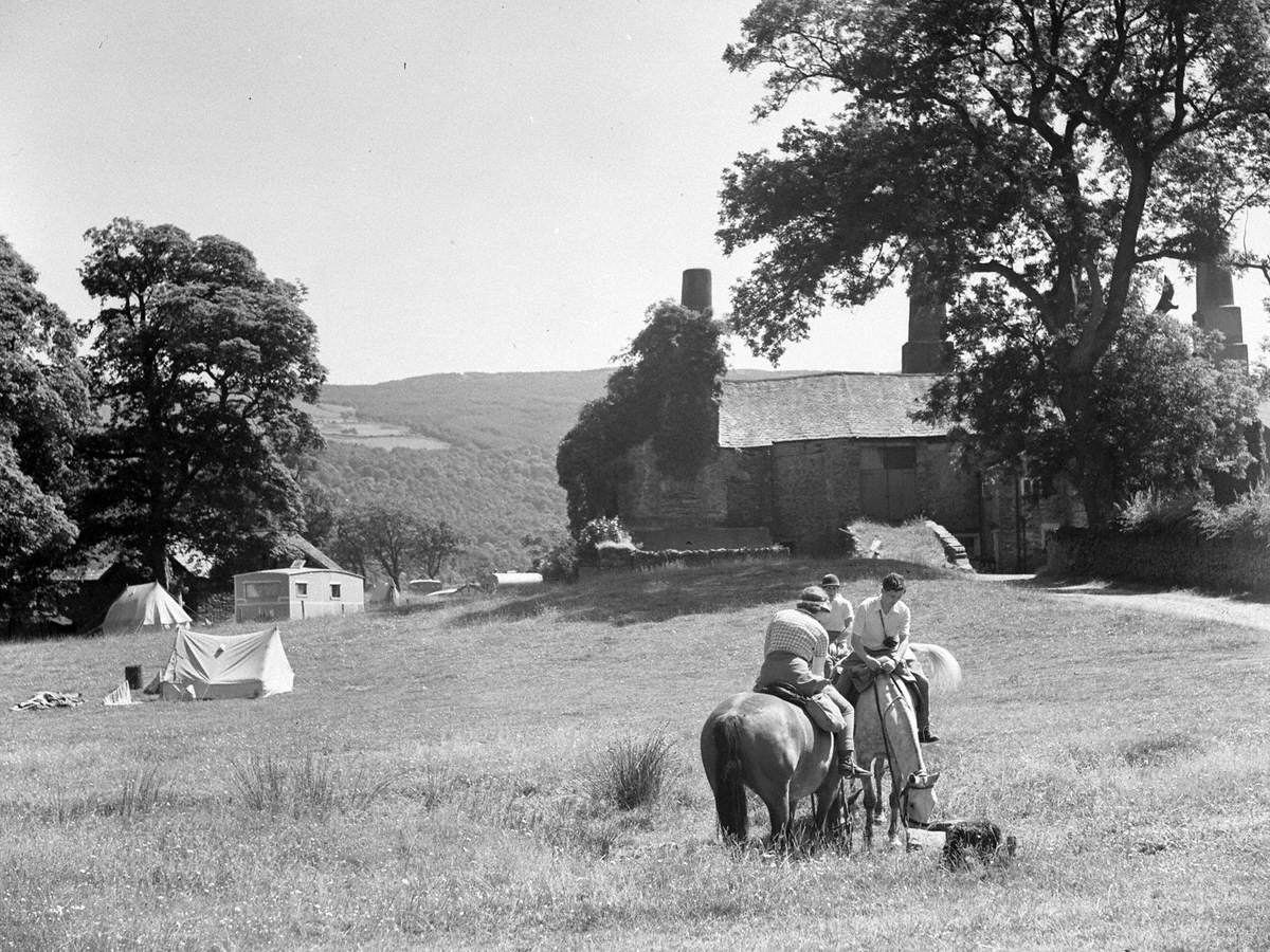 Horse Riders and Tents