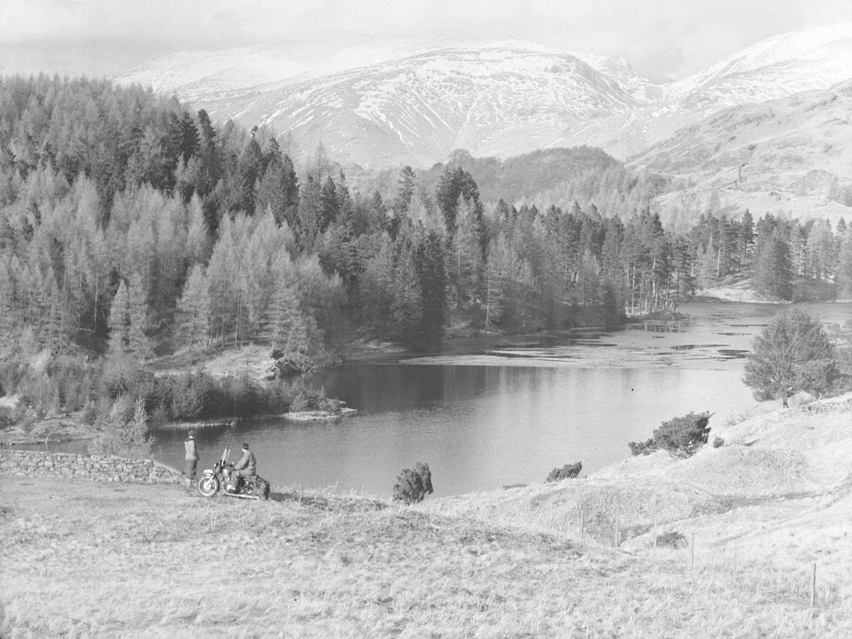 Motorbike at Tarn Hows