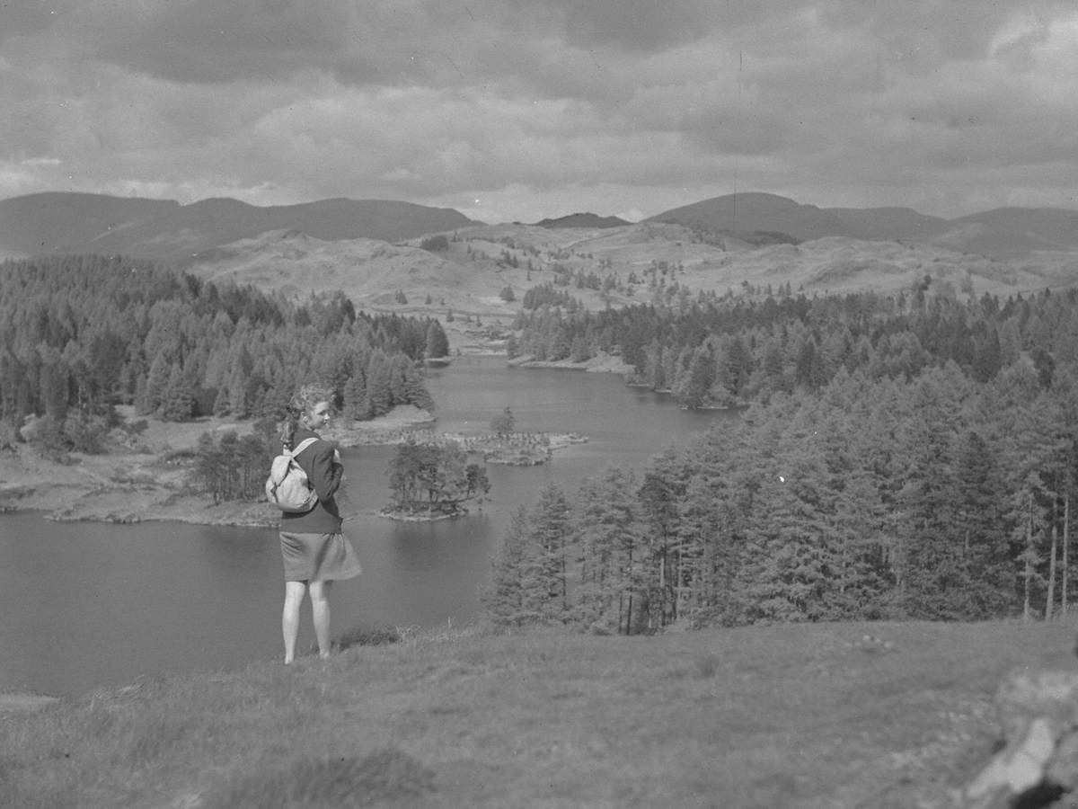 Walker at Tarn Hows