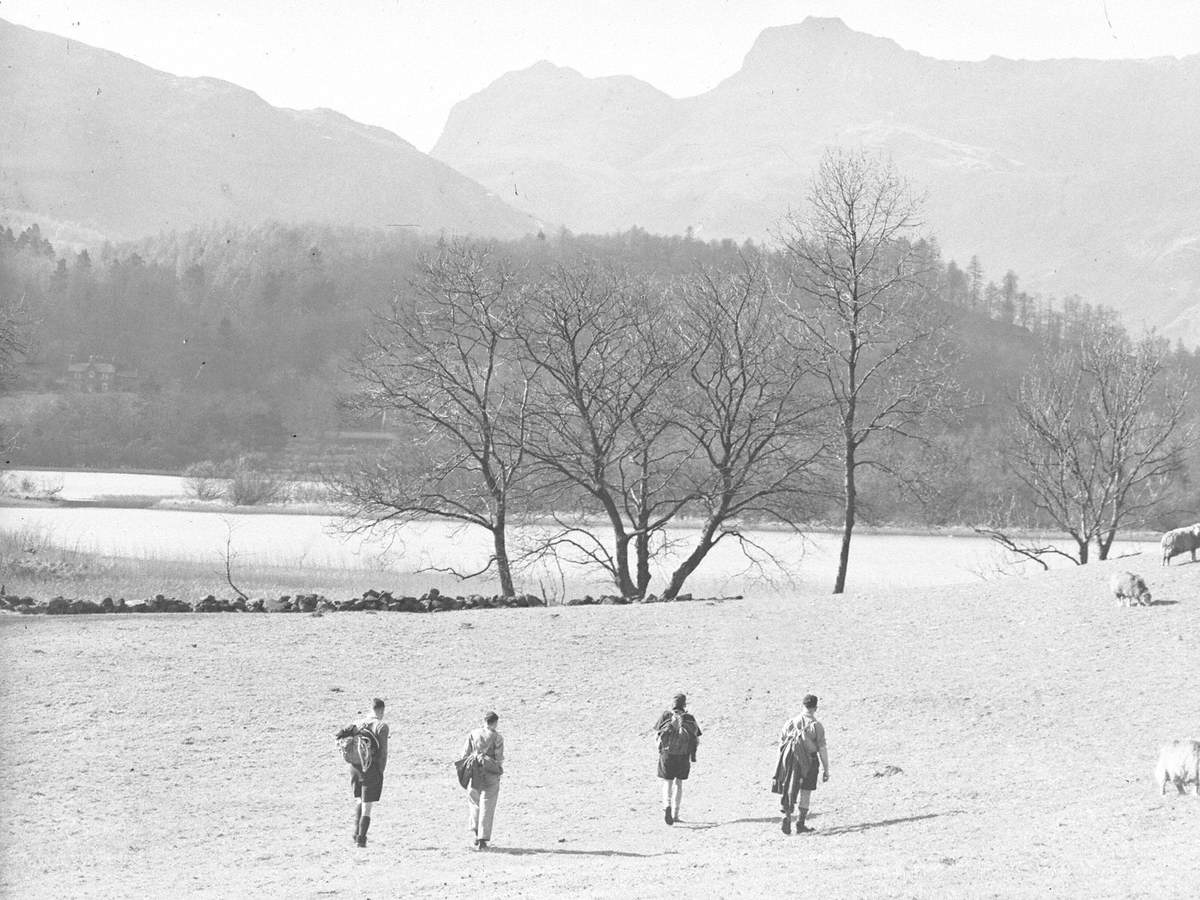 Young Walkers in the Langdales