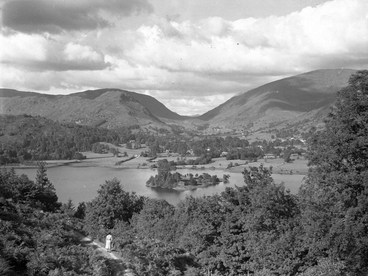 Walker at Grasmere