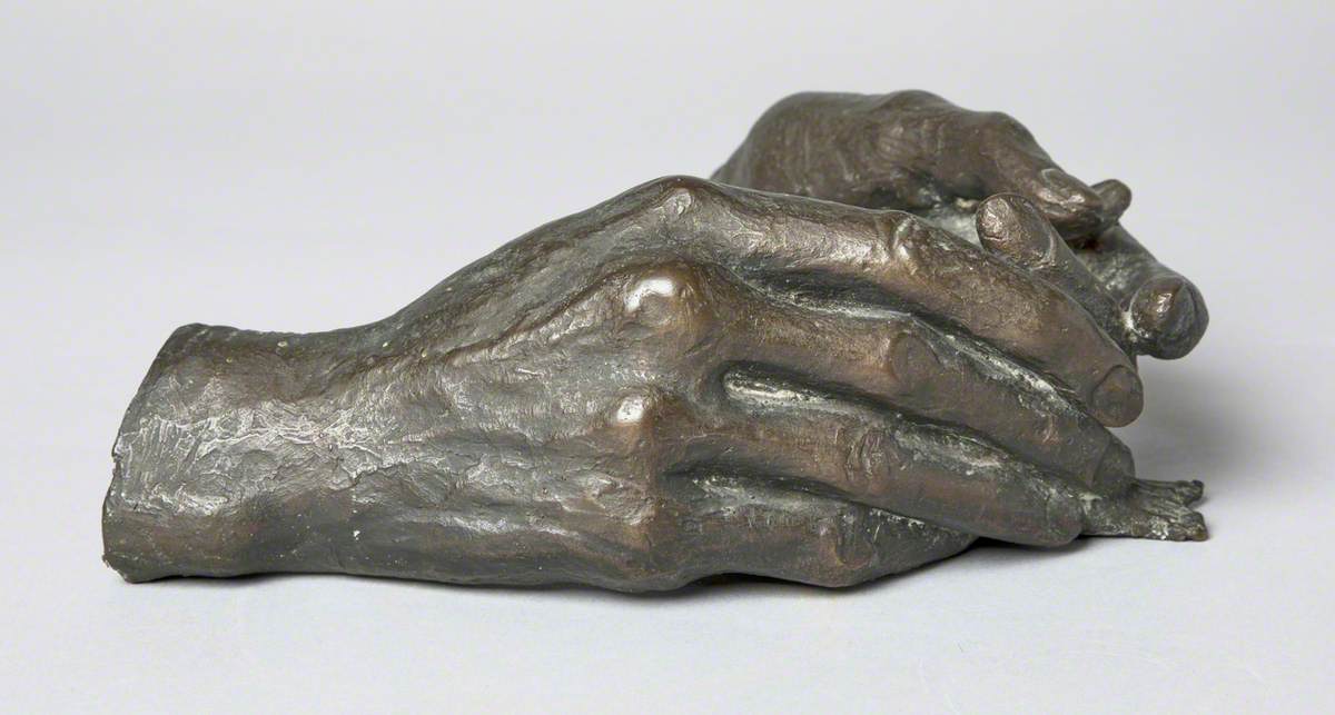 Godfrey Mowatt's Hands, Holding a Bird