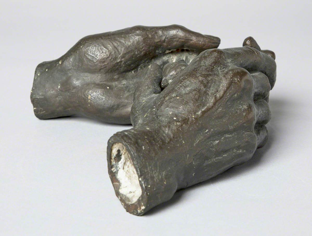 Godfrey Mowatt's Hands, Holding a Bird