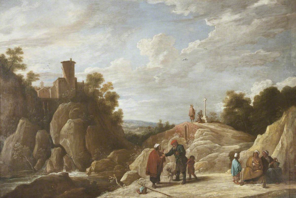 Continental Landscape with Figures