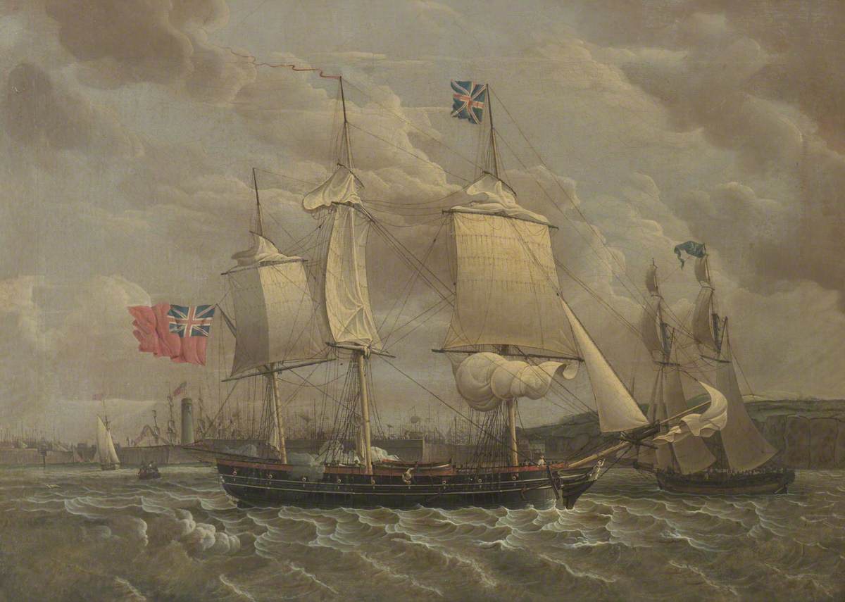 Sailing Ship 'Trelawney'