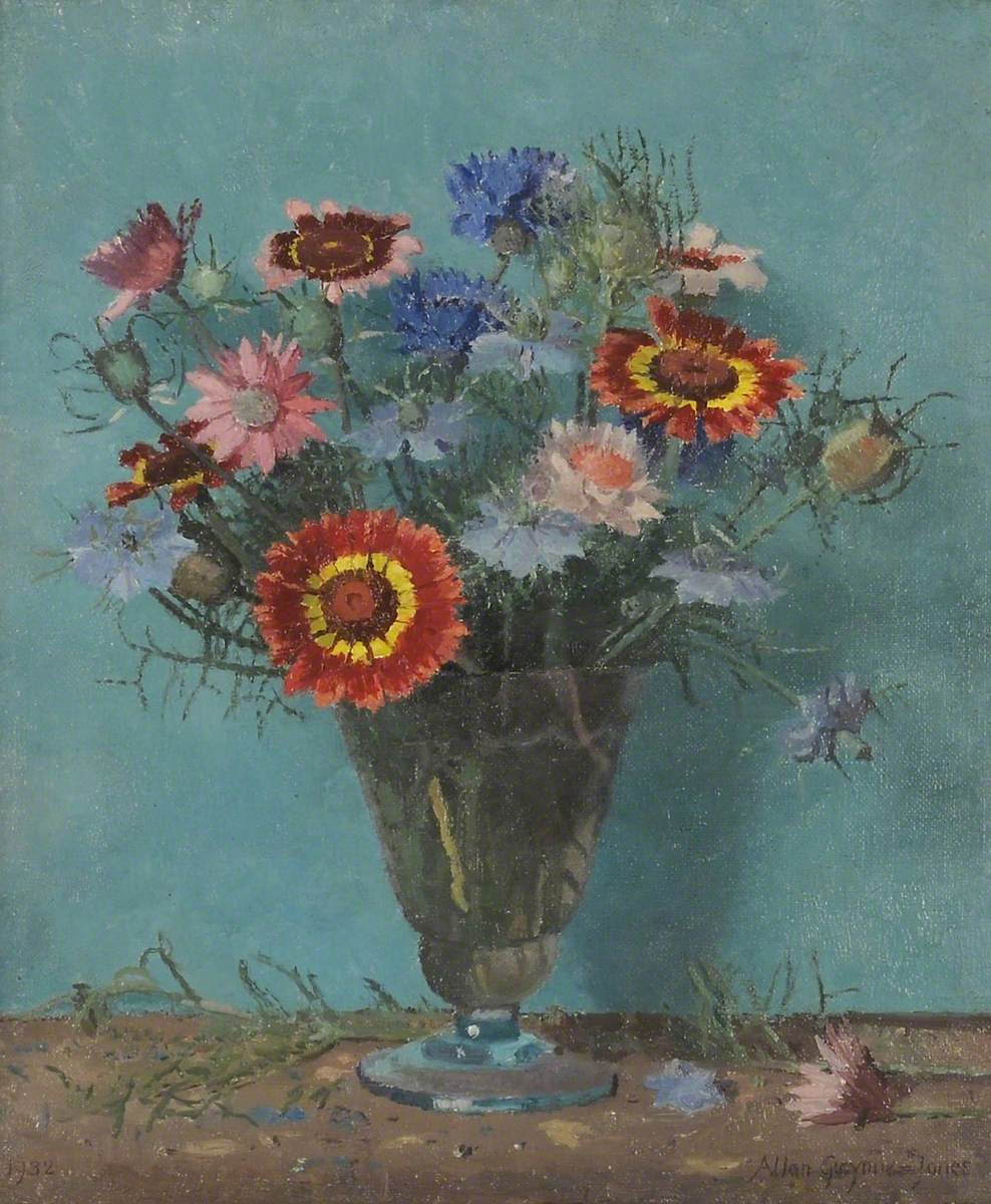 Flowers and Jar